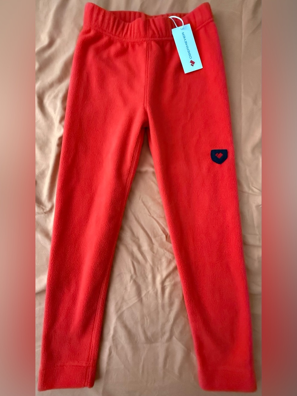 Obermeyer Kids Ultragear Fleece Bottoms - Red/Orange XL (8)- NWT